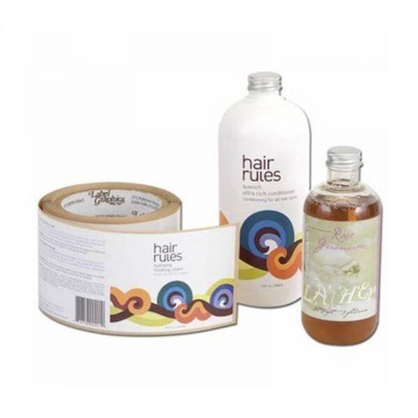Waterproof Adhesive Personal Care Product Packing Cosmetic Label Customized Printing