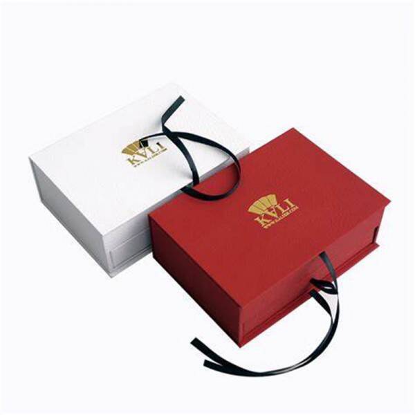 Customizable Environmentally Friendly Jewelry Boxes Kraft Paper Box