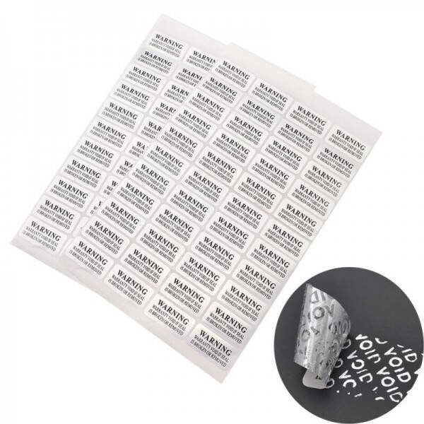 Disposable Anti-Theft VOID Type Security Stickers, Void Warranty Label Security Seal Void Sticker