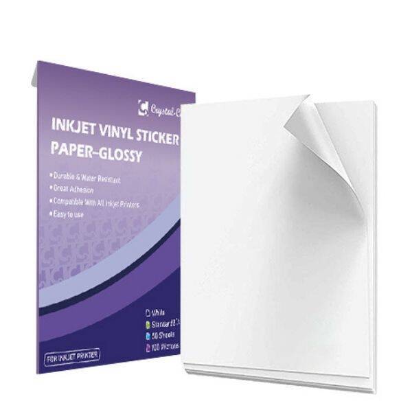 A3 Glossy Photo Paper Sticker Blank Label Sticky Sheet Inkjet & Laser Printable 