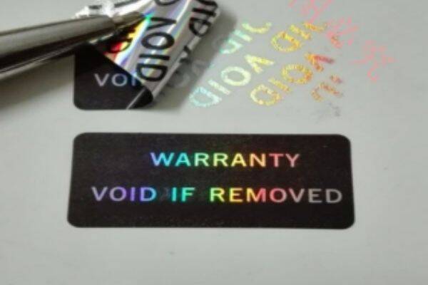 hologram tamper-proof VOID stickers