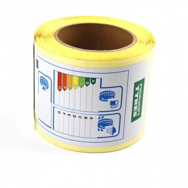 Strong Adhesive Rubber Tire Label/ Tyre Sticker Waterproof Eco-Friendly Custom Printing