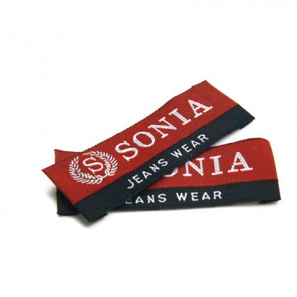 fabric label for nylon bag self adhesive, logo sticker for nylon clothes
