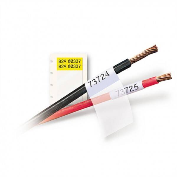 Matte White Flame Retardant Polyimide Heat Resistant Tag For Wire Or Cable