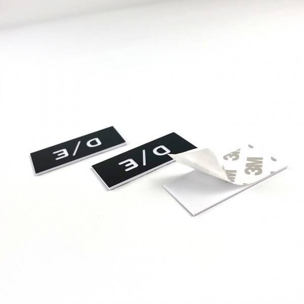 Electrical Customized Adhesive Panel Labels Silver Color For Electronic Appliance