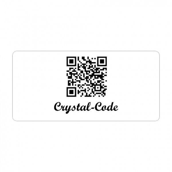 Anti-tamper Silver PET Polyester Barcode Label For Shipping Labels, QR Code Labels