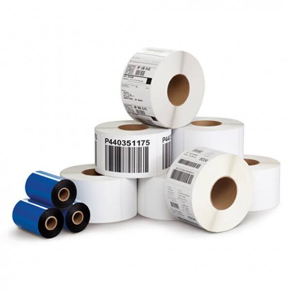 White Color Acrylic Based Adhesive Thermal Transfer Labels For Screens, Reverses
